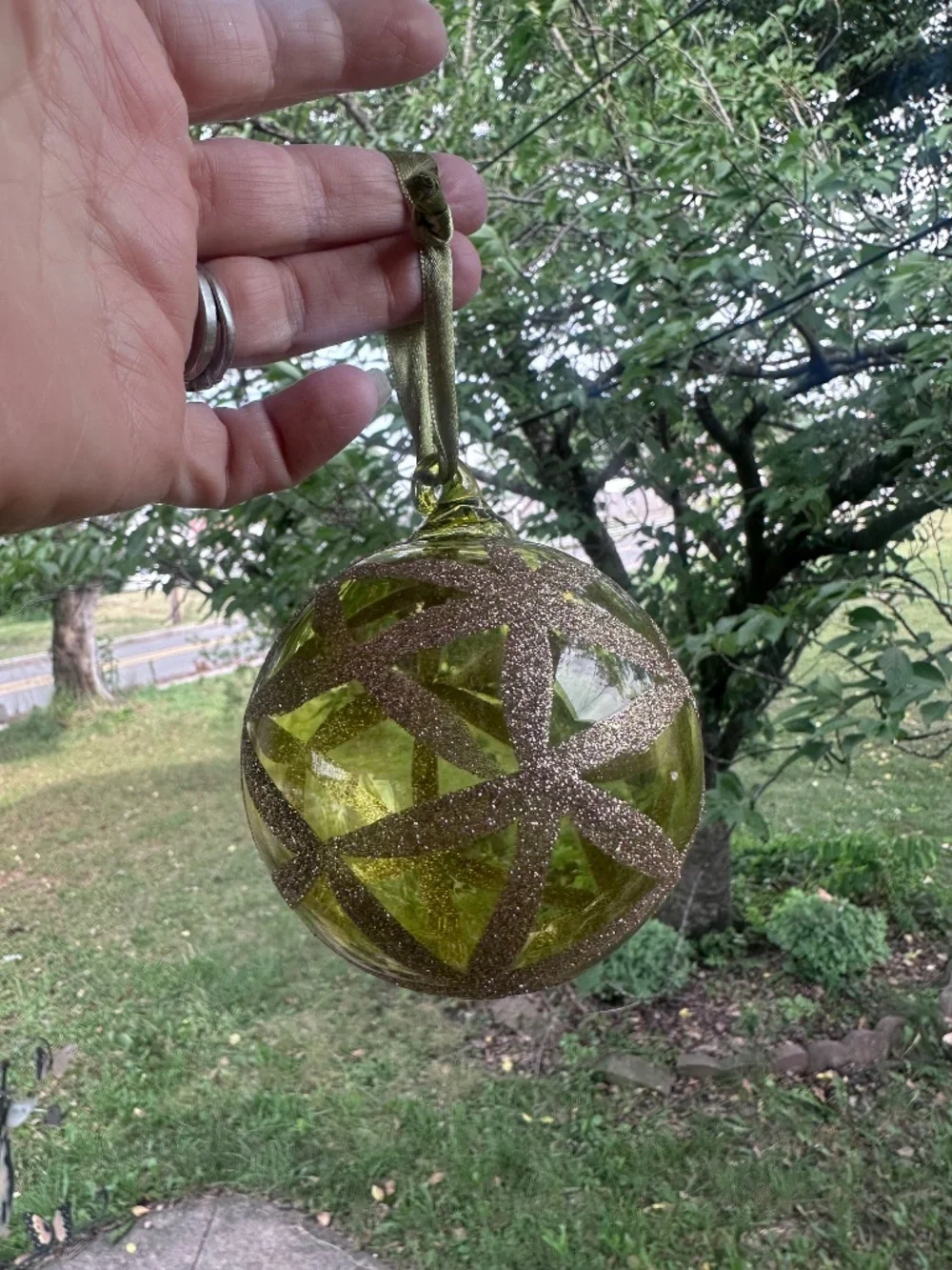 Pottery Barn Handblown Glass Ornament Set